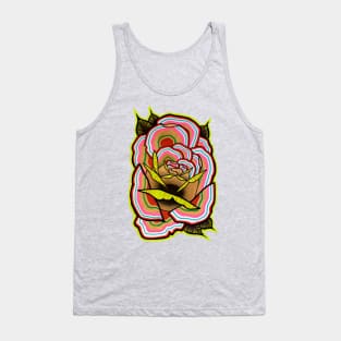 Technicolor Rose Tank Top